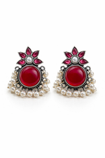 Load image into Gallery viewer, Krisha Stud Stone Earrings