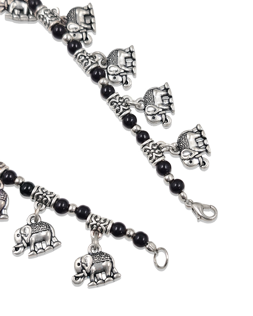 AADHYA DESIGNER SILVER ANKLET