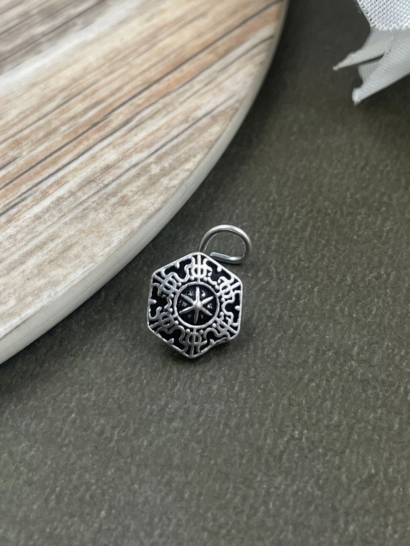 ZEEL OXIDISED PIERCING NOSEPIN COMBO OF 5