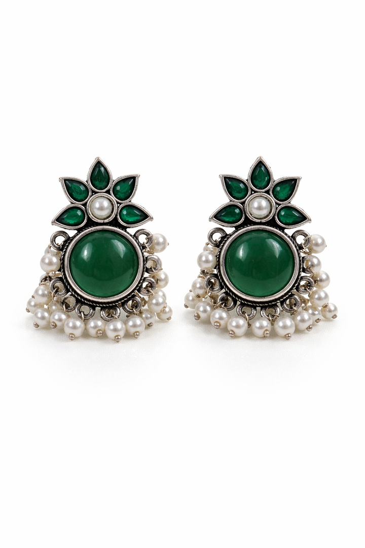 Krisha Stud Stone Earrings