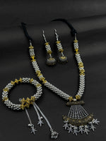 Load image into Gallery viewer, Sarika Dual Tone Jewellery Set Combo