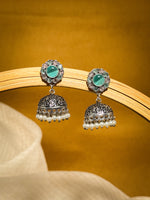 Load image into Gallery viewer, Dia Jhumka Earrings
