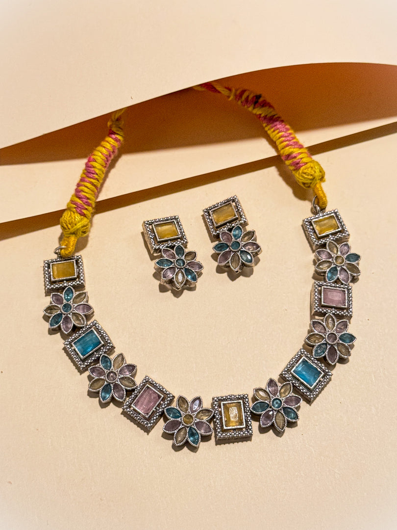 Kiara Stone Necklace Set