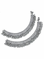 Load image into Gallery viewer, Silver Plated Ghungroo Anklet