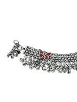 Load image into Gallery viewer, Butterfly Silver Plated Anklet