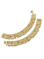 Load image into Gallery viewer, Golden Plated Ghungroo Anklet