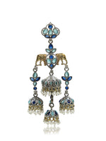 Load image into Gallery viewer, Tanvi Jhumka Stone Earrings