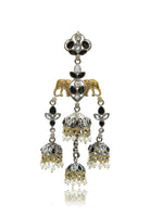 Load image into Gallery viewer, Tanvi Jhumka Stone Earrings