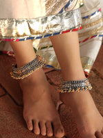 Load image into Gallery viewer, Nandini Dual Tone Anklet