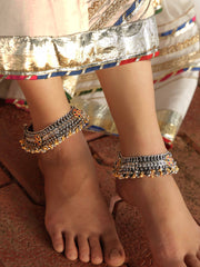 Nandini Dual Tone Anklet