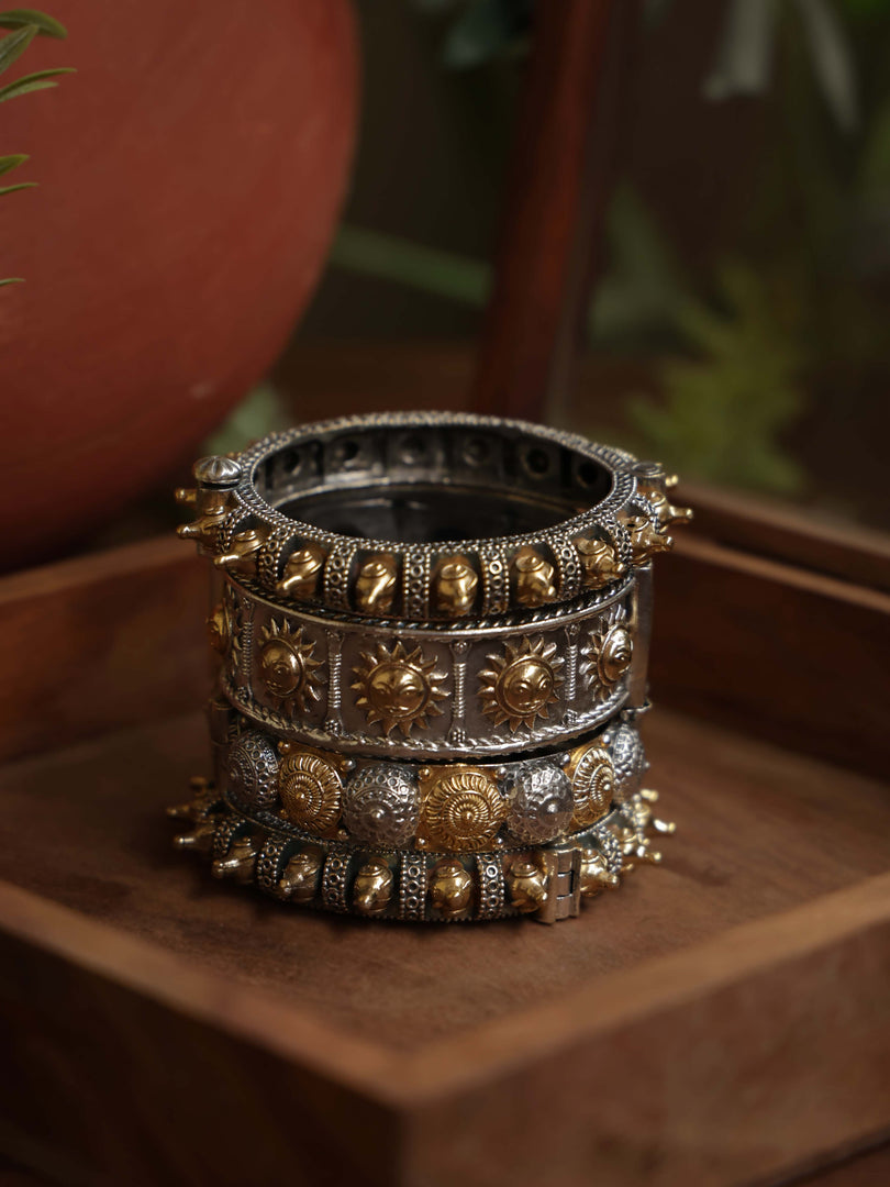 Tanisha Dualtone Bangle Stack