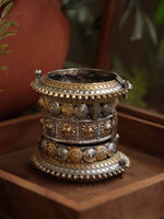 Load image into Gallery viewer, Kashvi Dualtone Bangle Stack