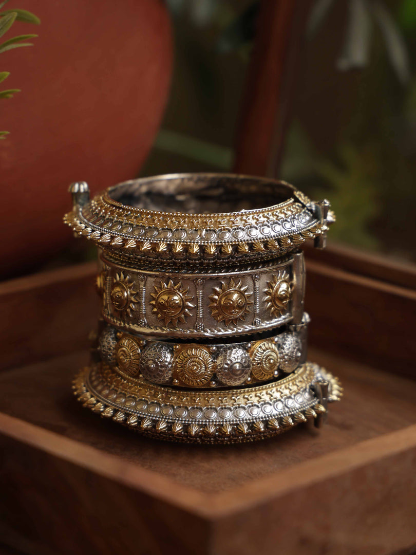 Dhwani Dualtone Bangle Stack