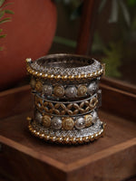 Load image into Gallery viewer, Pooja Dualtone Bangle Stack