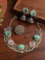 Load image into Gallery viewer, Ragini Stone Jewellery Set