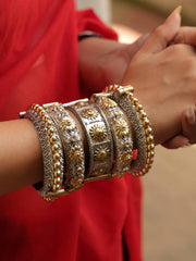 Chandni Dualtone Bangle Stack