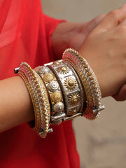 Dhwani Dualtone Bangle Stack