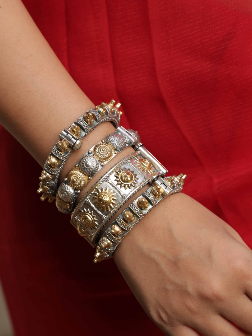 Kiara Dualtone Bangle Stack