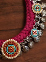 Load image into Gallery viewer, Fusion Mataji Threaded Jewellery Set