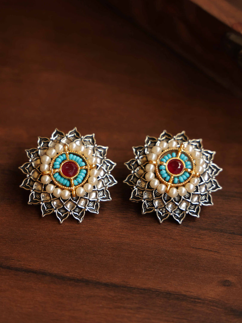 Fusion Mataji Threaded Jewellery Set