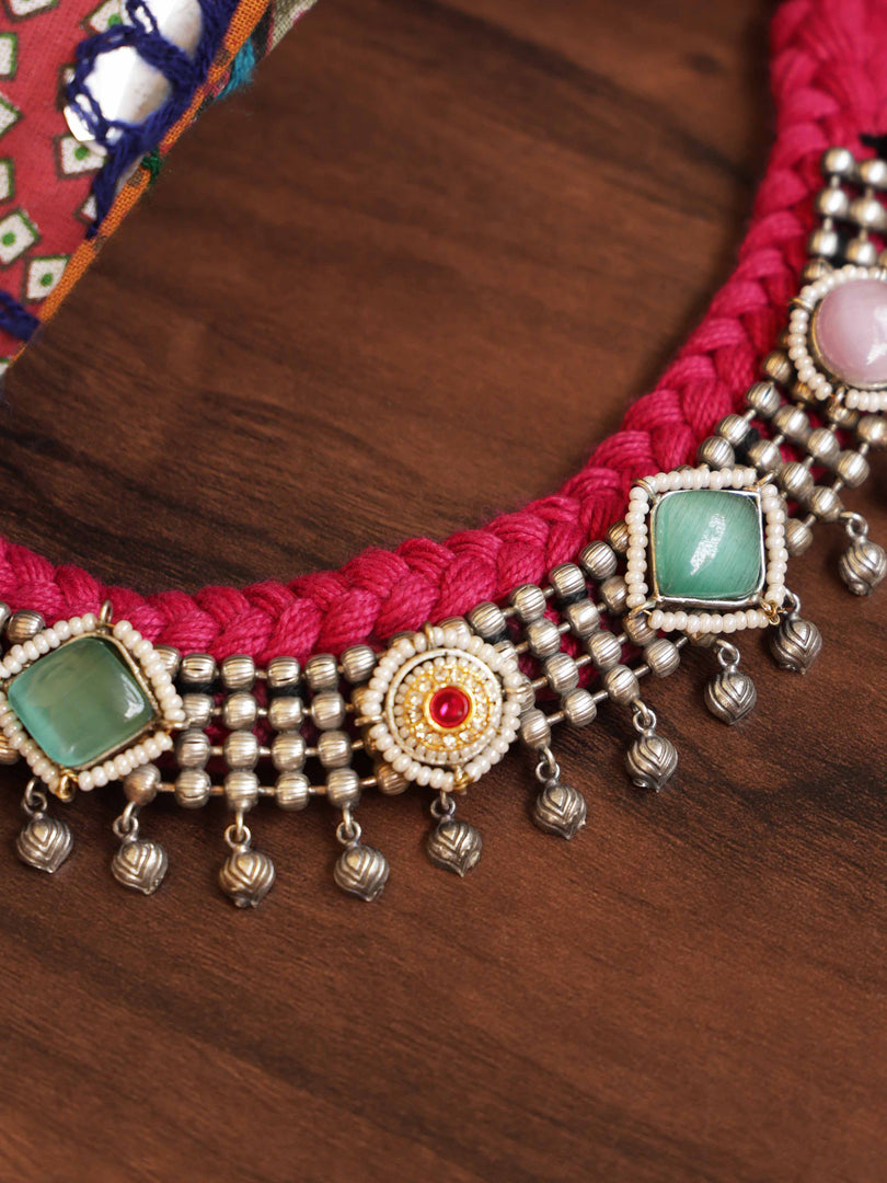 4 Line Threaded Jewellery Set