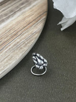 Load image into Gallery viewer, PREKSHA OXIDISED PIERCING NOSEPIN COMBO OF 5