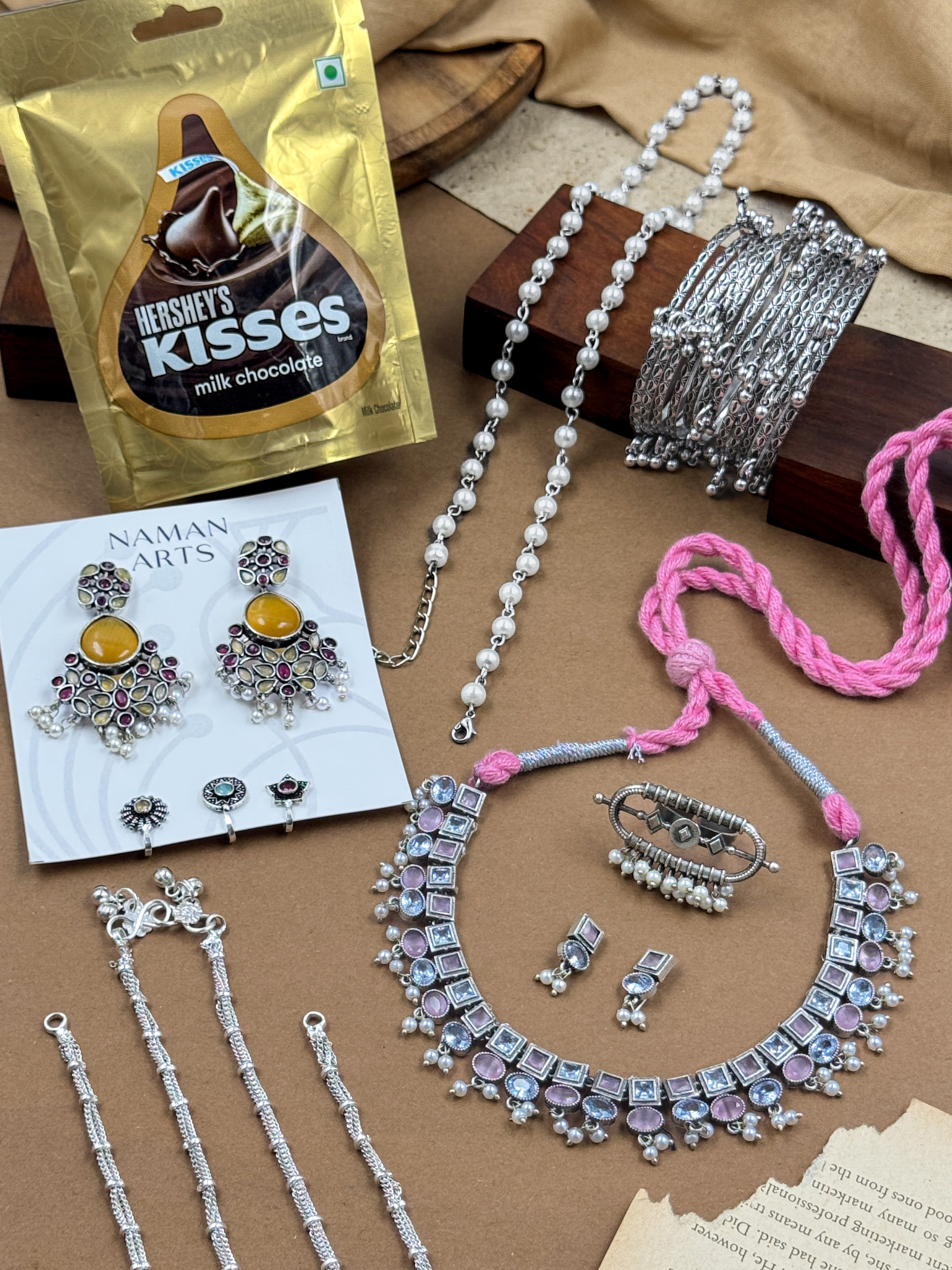 Traditional Rakshabandhan Oxidized Jewellery Gift Hamper – Rakshabandhan Special