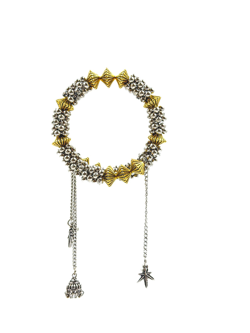 Sarika Dual Tone Jewellery Set Combo