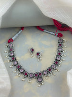 Load image into Gallery viewer, Reha Stone Necklace Set