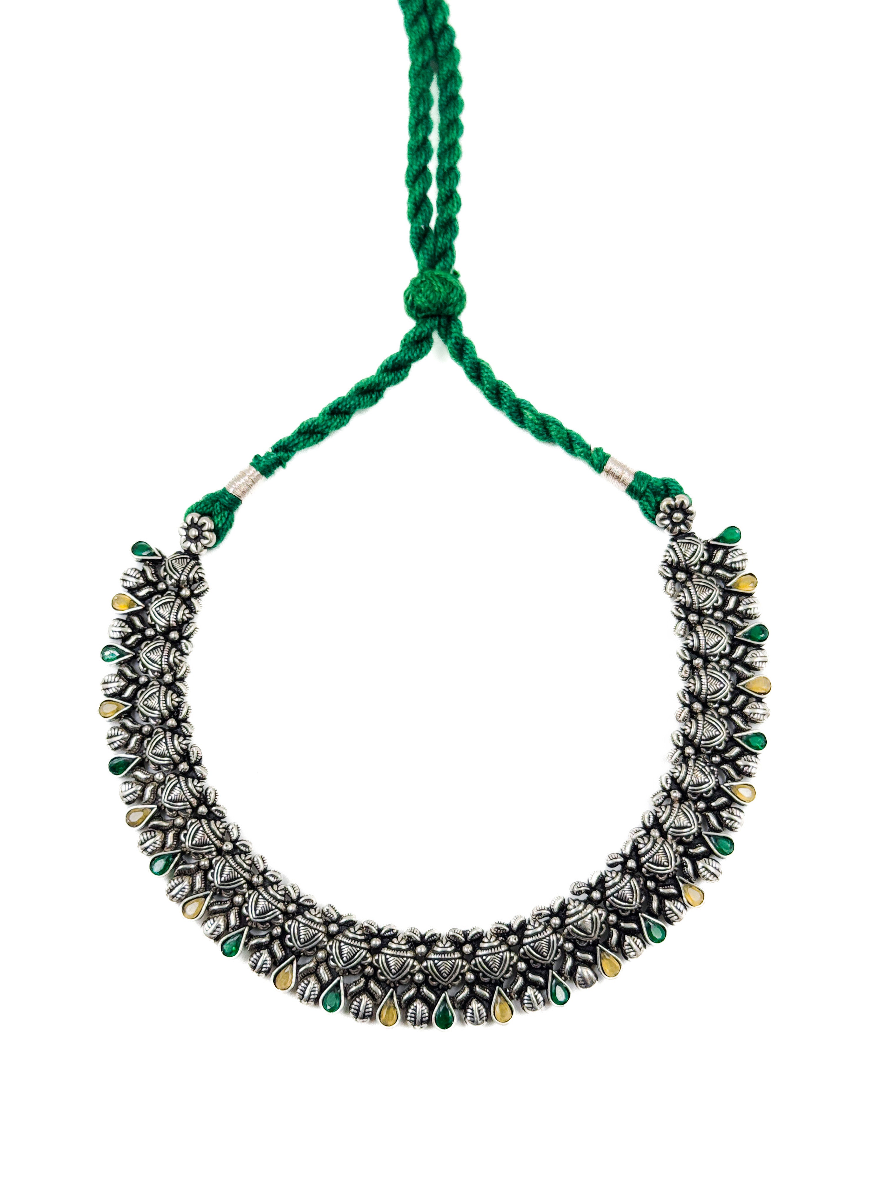 SAACHI HANDMADE STONE NECKLACE SET
