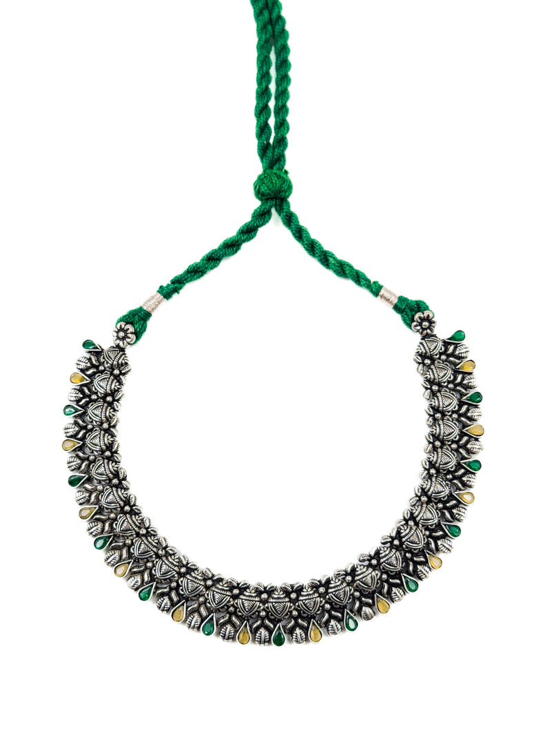 Saachi Handmade Stone Necklace Set