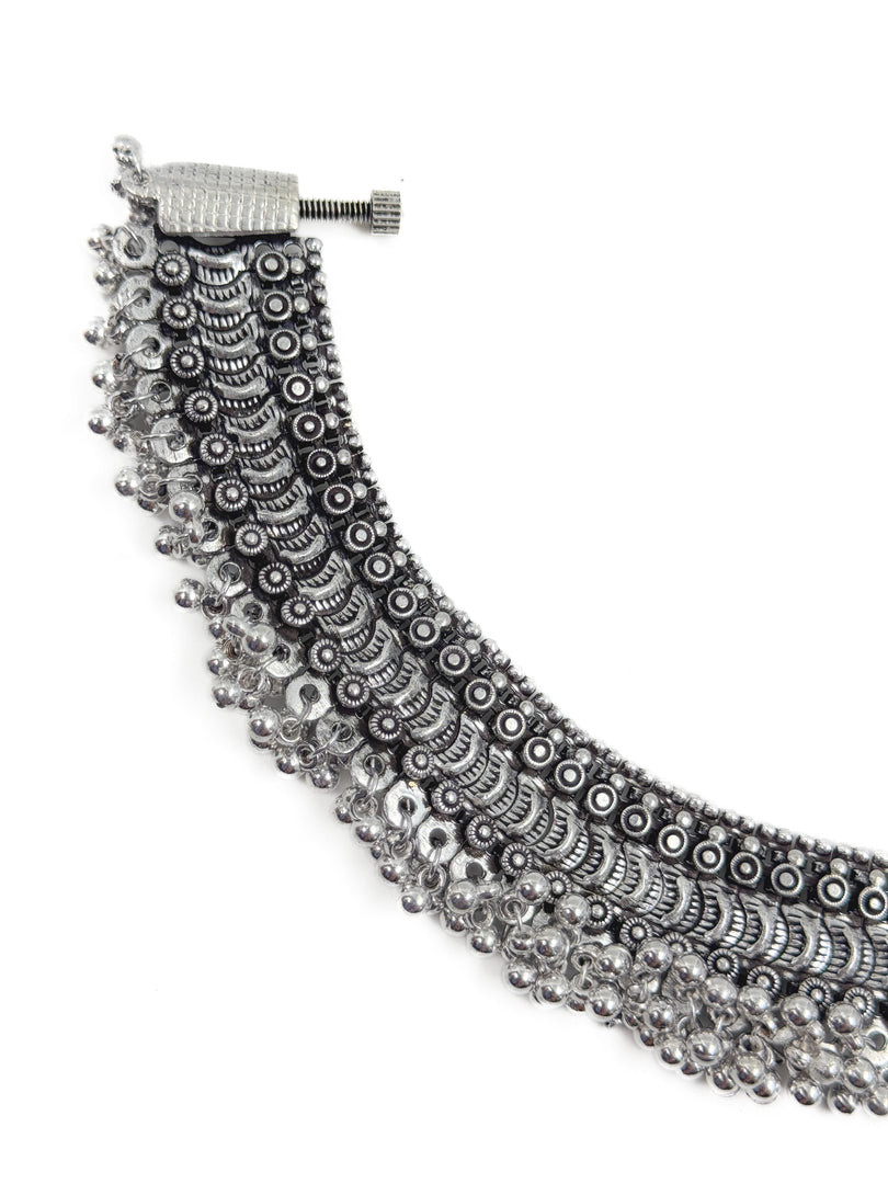 AASHIKA DESIGNER SILVER ANKLET