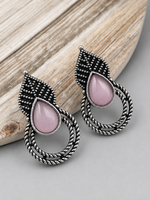 Load image into Gallery viewer, Shreya Stud Stone Earrings