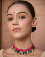 Load image into Gallery viewer, Navya Threaded Jewellery Set