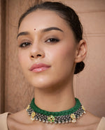 Load image into Gallery viewer, Navya Threaded Jewellery Set