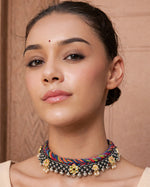 Load image into Gallery viewer, Navya Threaded Jewellery Set