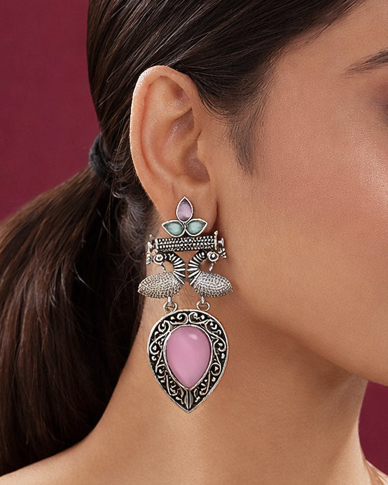 Navya Stud Stone Earrings