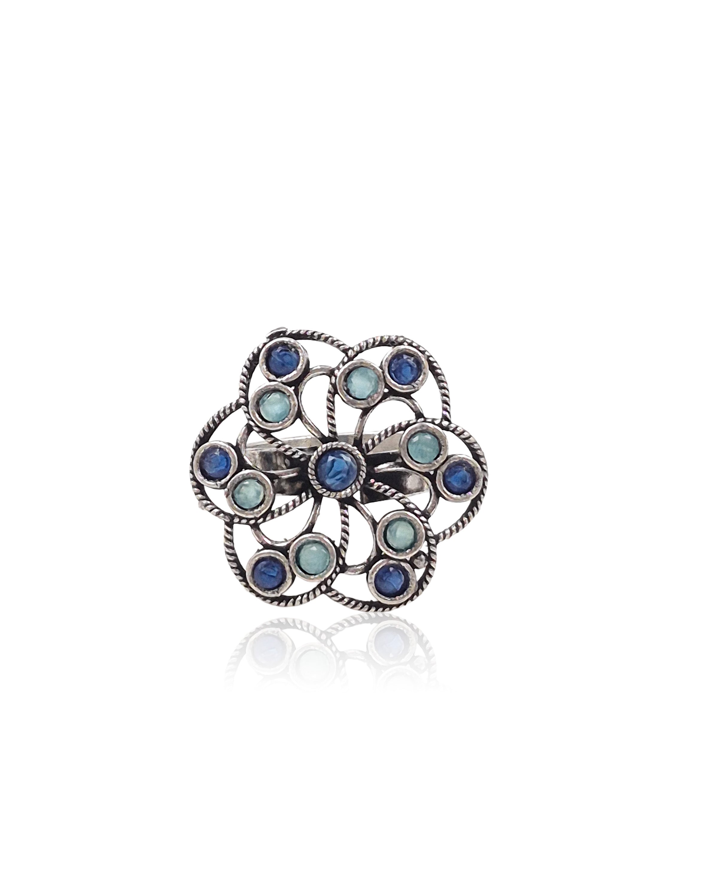 Aarvya Stone Jewellery Set Combo
