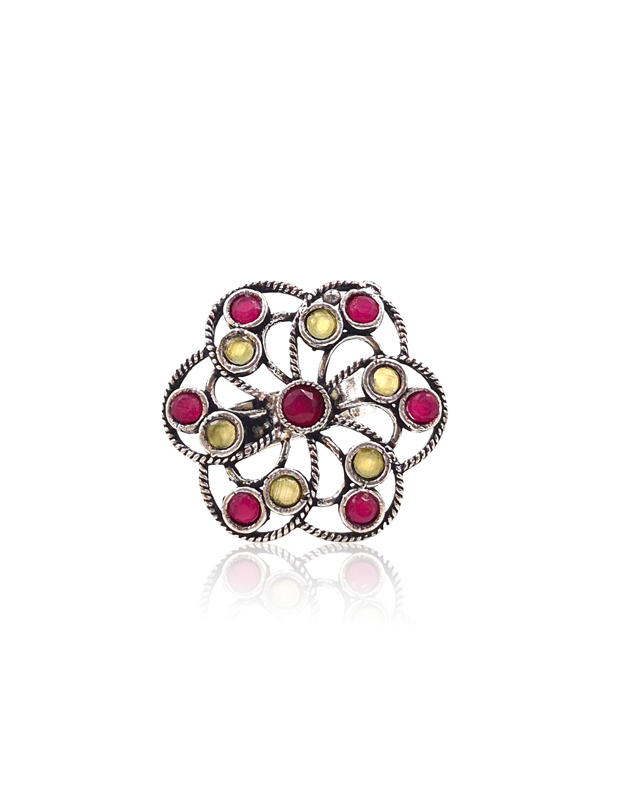 Aarvya Stone Jewellery Set Combo