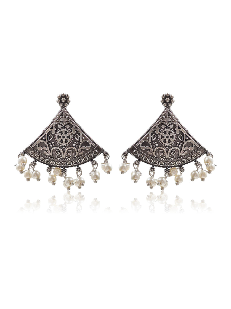 Nishi Silver Lookalike 3 Earrings Combo