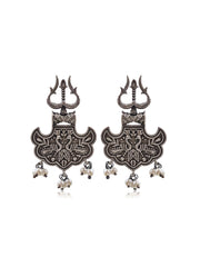 Ria Silver Lookalike 3 Earrings Combo