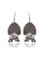 Load image into Gallery viewer, Zalak Silver Lookalike 3 Earrings Combo