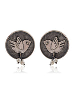 Load image into Gallery viewer, Kavya Silver Lookalike 3 Earrings Combo