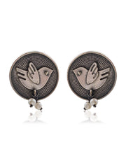 Kavya Silver Lookalike 3 Earrings Combo