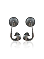 Load image into Gallery viewer, Mehra Silver Lookalike 3 Earrings Combo