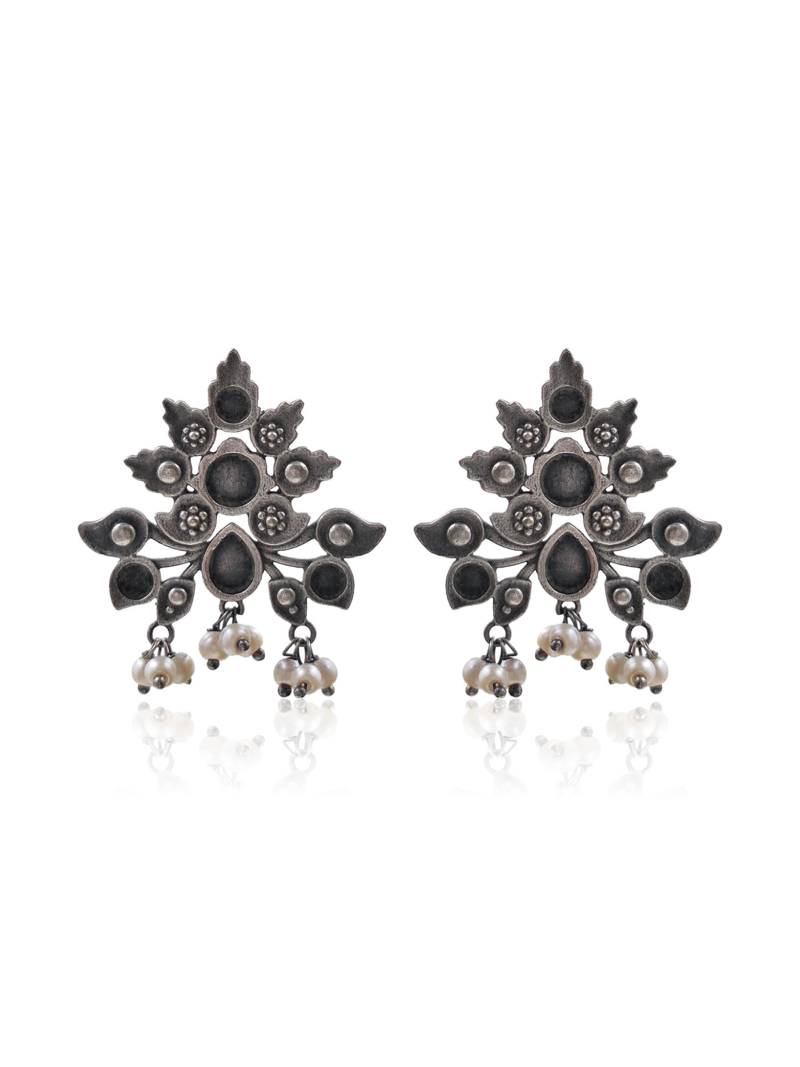 IHANA SILVER LOOKALIKE 3 EARRINGS COMBO