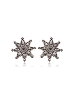 Load image into Gallery viewer, Kavya Silver Lookalike 3 Earrings Combo