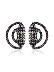 Ruhi Silver Lookalike 3 Earrings Combo