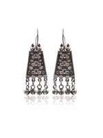 Load image into Gallery viewer, Taniya Silver Lookalike 3 Earrings Combo