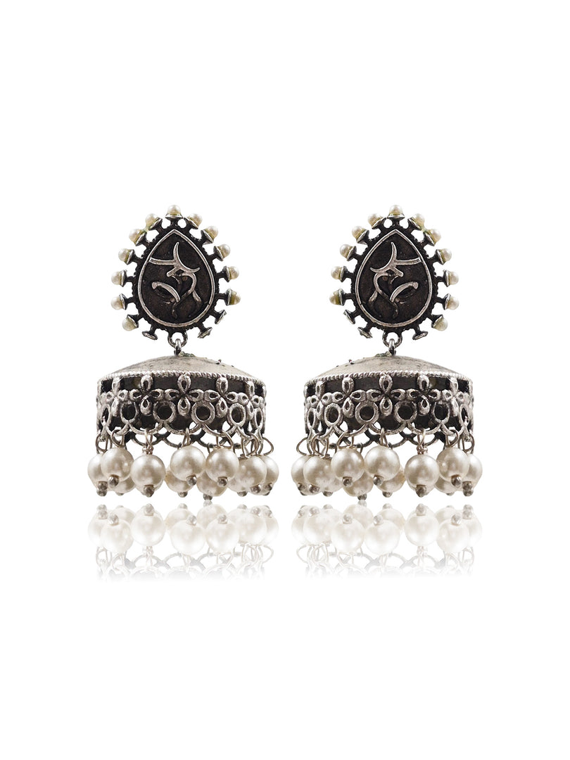 Nishi Silver Lookalike 3 Earrings Combo